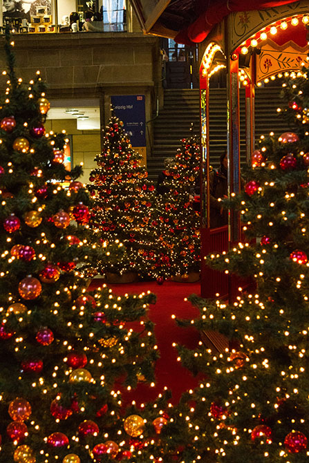 Weihnachtszeit in den Promenaden Hauptbahnhof Leipzig